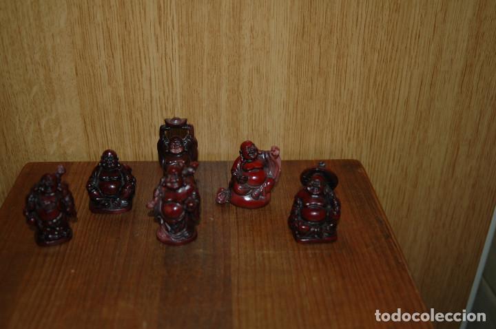 Vintage: LOTE DE 5 CINCO PEQUE&Ntilde;OS BUDAS TAMA&Ntilde;O 5 -6 CTM ...PEQUE&Ntilde;O BUDA