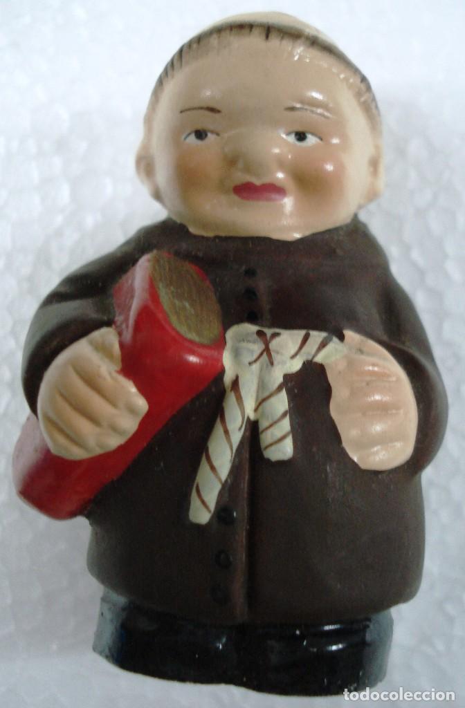 Vintage: SALERO FRAILE DE CER&Aacute;MICA. A&Ntilde;OS 70. &iexcl;&iexcl;NUEVO!!!
