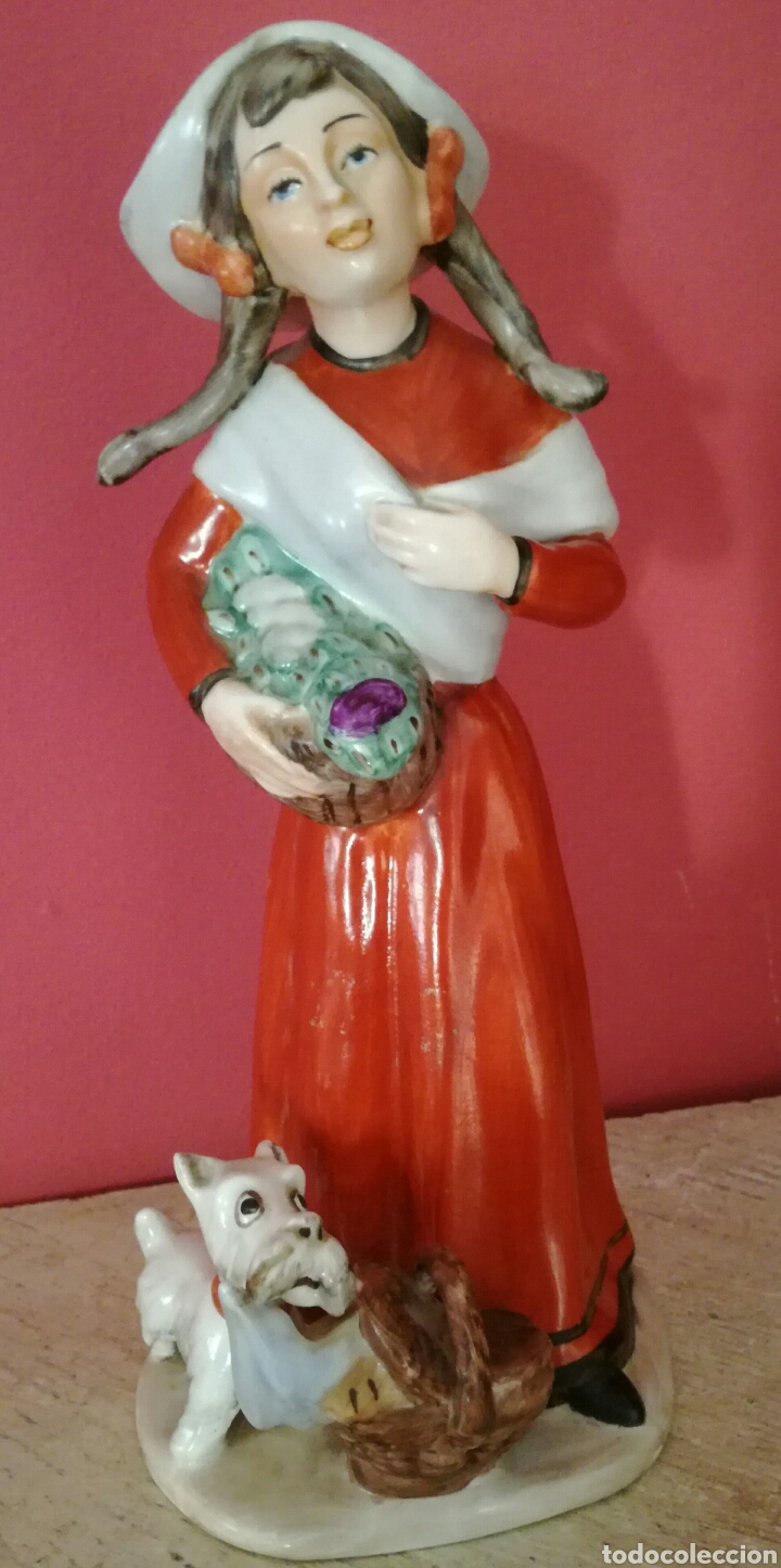 Vintage: Ni&ntilde;a con perro - Foto 1