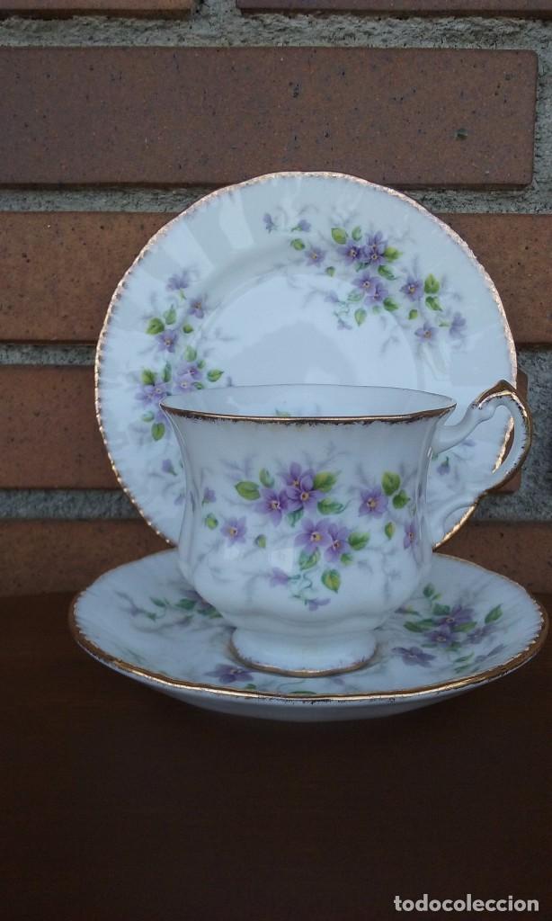 Vintage: TRIO DE TE PORCELANA PARAGON MALANDI