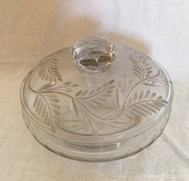 Vintage: Bombonera de cristal - Foto 1