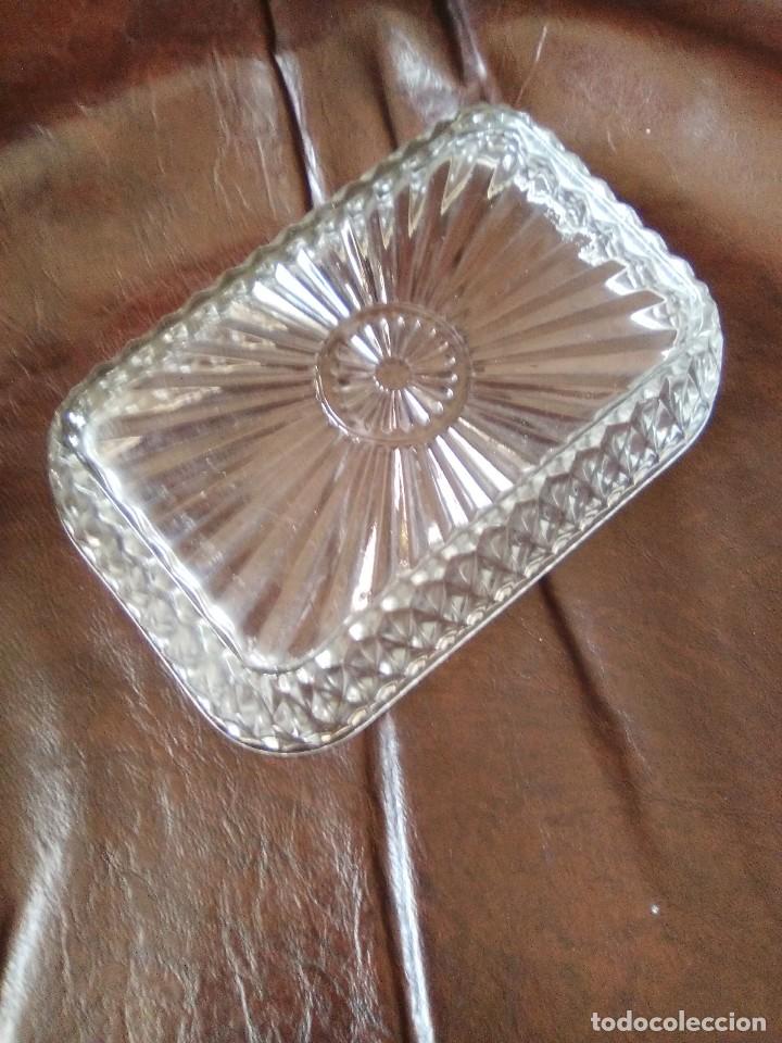 Vintage: Bandeja de cristal. - Foto 2