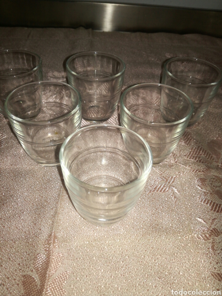 Vintage: 6 peque&ntilde;os vasos Duralex - Foto 2
