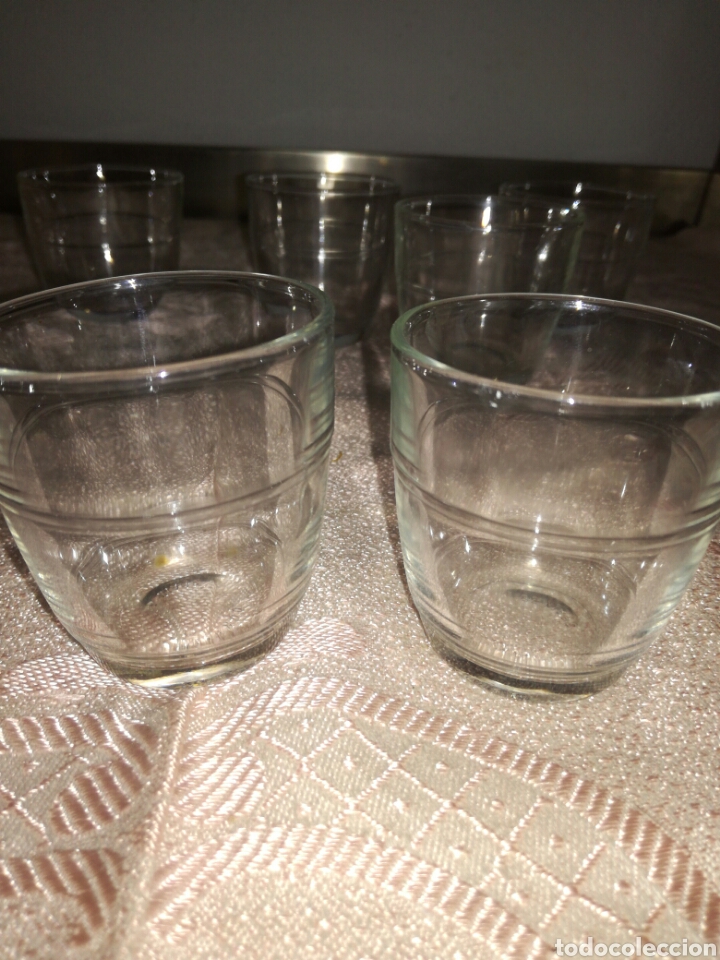 Vintage: 6 peque&ntilde;os vasos Duralex - Foto 3