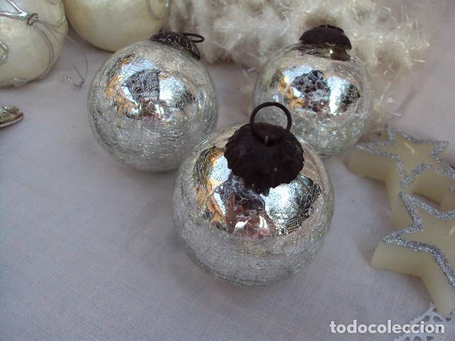 Vintage: 3 bolas decorativas - Foto 1