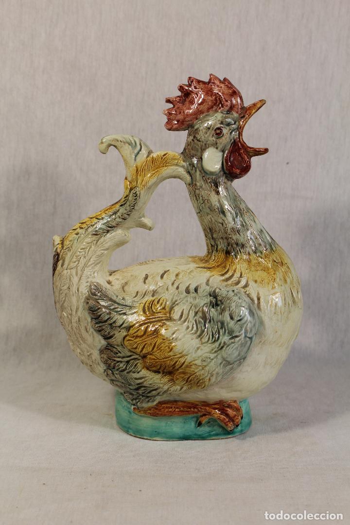 Vintage: gallo en ceramica