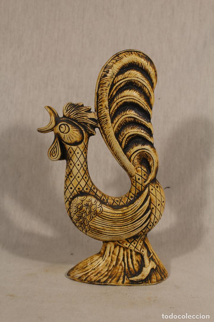 Vintage: gallo en ceramica