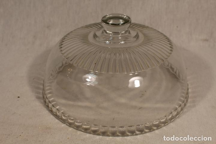 Vintage: tapadera quesera de cristal - Foto 1