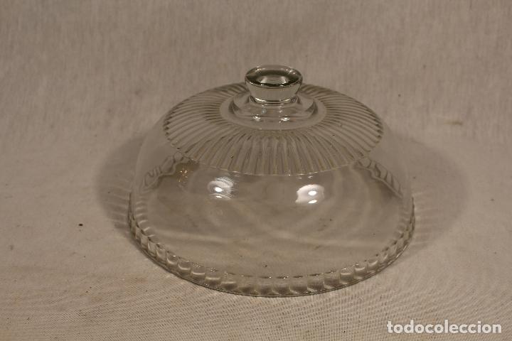 Vintage: tapadera quesera de cristal - Foto 2
