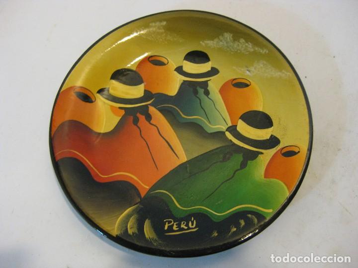 Vintage: PLATO DE CER&Aacute;MICA DEL PERU - Foto 1