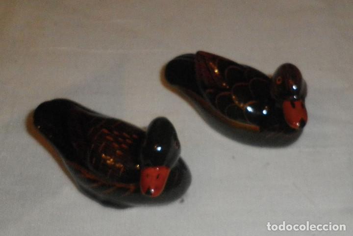 Vintage: dos patitos de ceramica