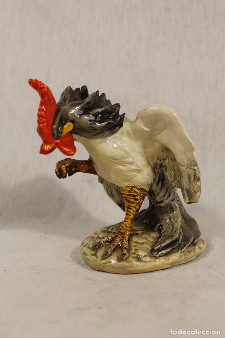 Vintage: gallo de ceramica