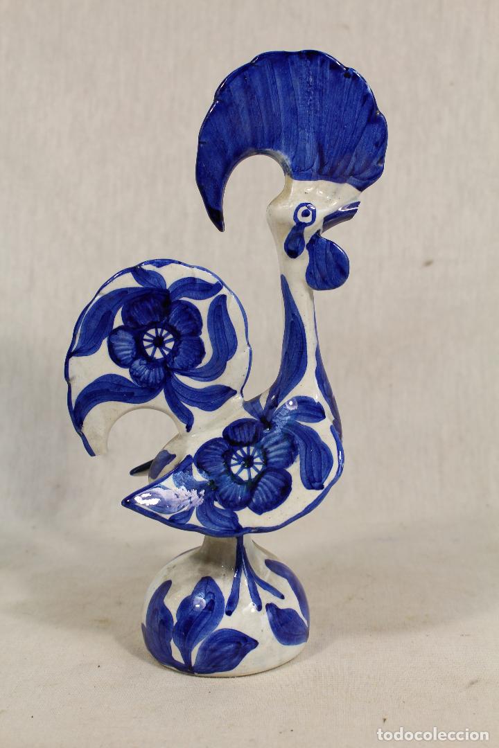 Vintage: gallo de ceramica