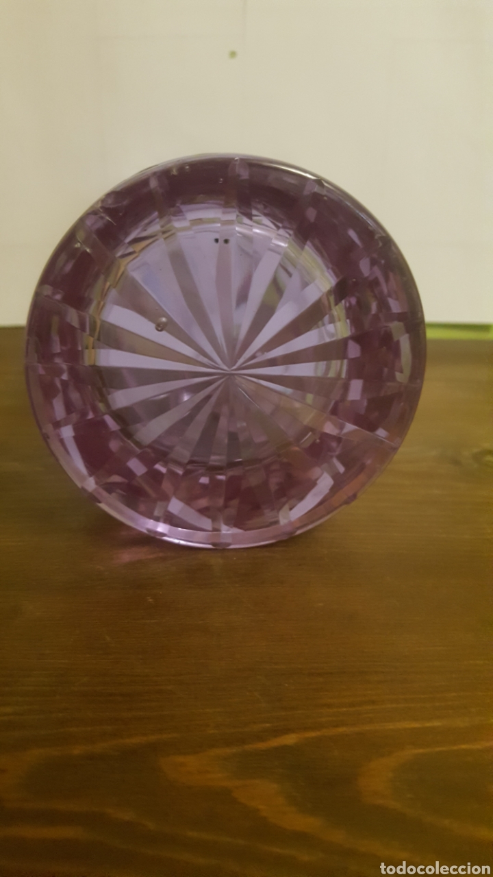 Vintage: Jarron de cristal morado - Foto 6