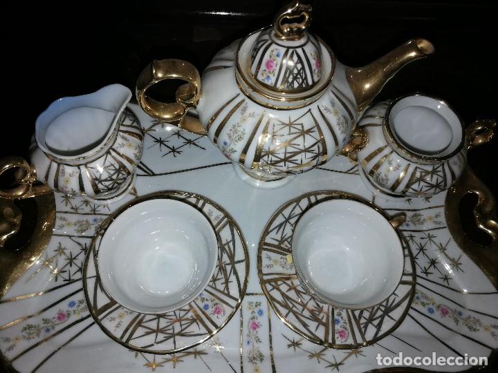 Vintage: JUEGO TU Y YO  CON 9 PIEZAS PORCELANAS ENGA ESPA&Ntilde;A