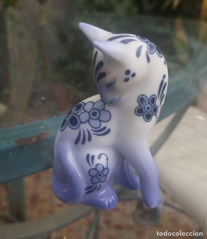 Vintage: Gato porcelana - The Franklin Mint