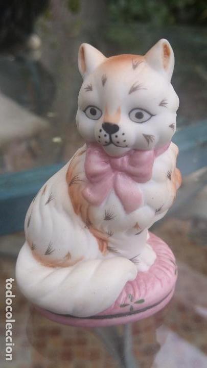 Vintage: Gato de porcelana - The Franklin Mint