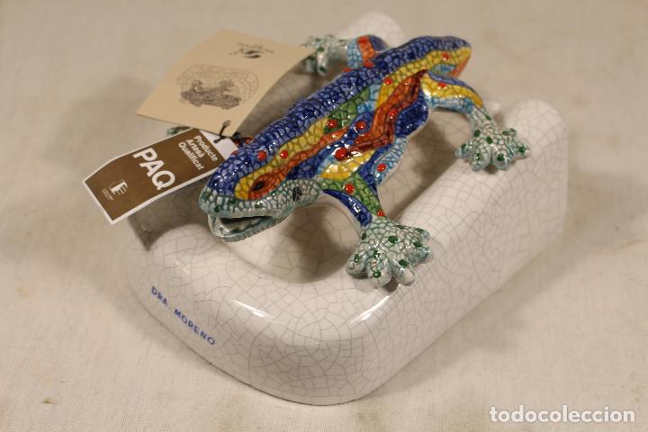 Vintage: drac parc guell - ceramica sot