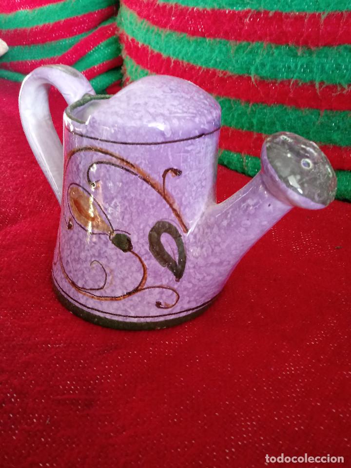 Vintage: REGADERA DE CERAMICA A&Ntilde;OS 60