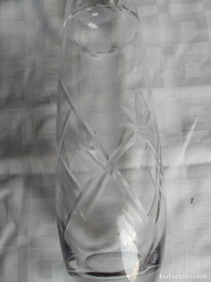 Vintage: BOTELLA CRISTAL TALLADO - Foto 2