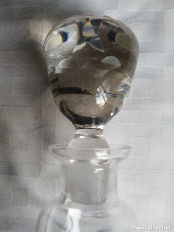 Vintage: BOTELLA CRISTAL TALLADO - Foto 3