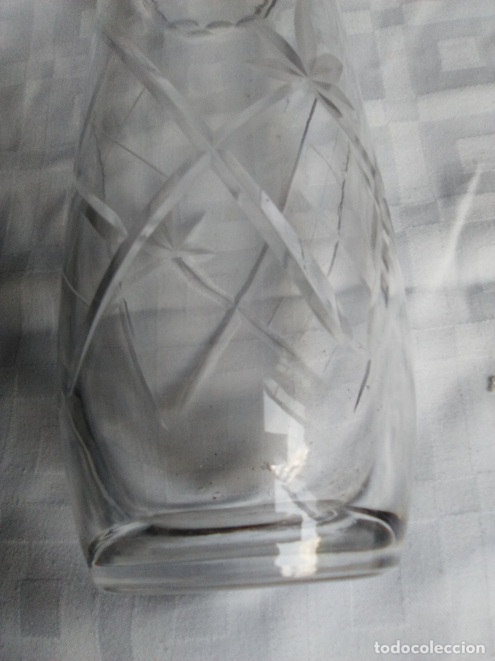 Vintage: BOTELLA CRISTAL TALLADO - Foto 5