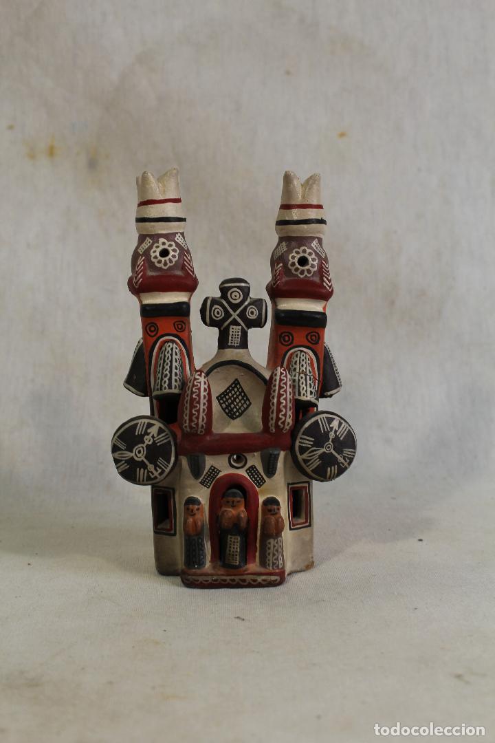 Vintage: iglesia ayacuchana - ceramica del peru