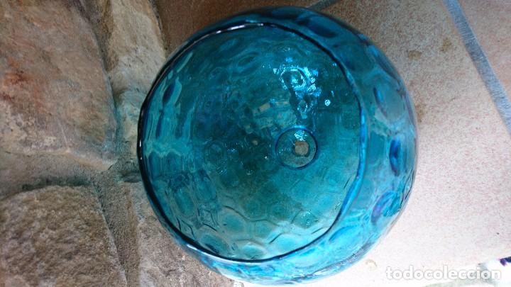 Vintage: Lampara globo azul. - Foto 2