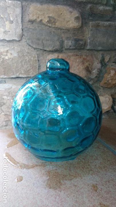 Vintage: Lampara globo azul. - Foto 3
