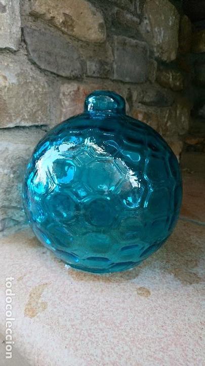 Vintage: Lampara globo azul. - Foto 1