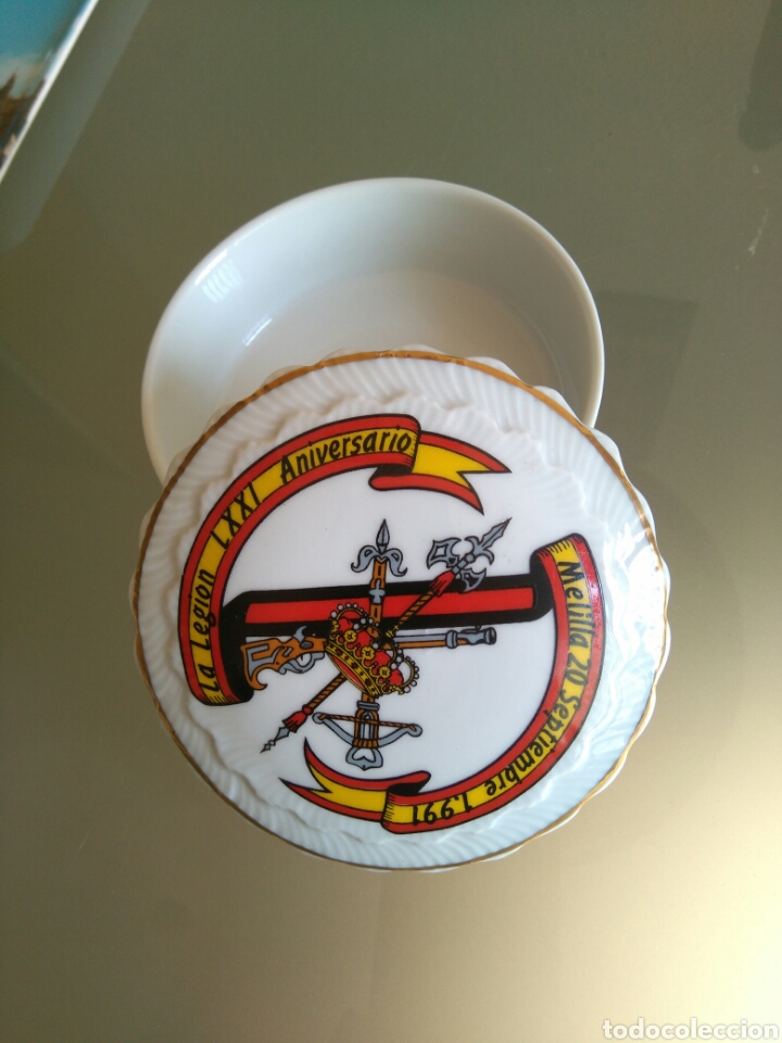Vintage: Joyero Melilla La Legi&oacute;n Porcelana