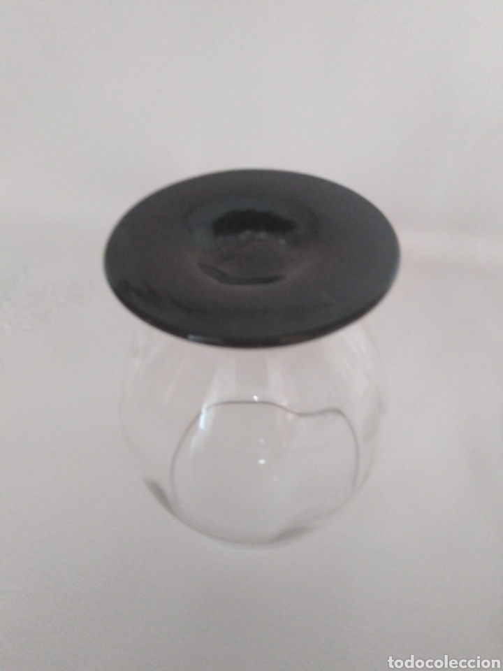 Vintage: Dos copas con base en cristal negro - Foto 6