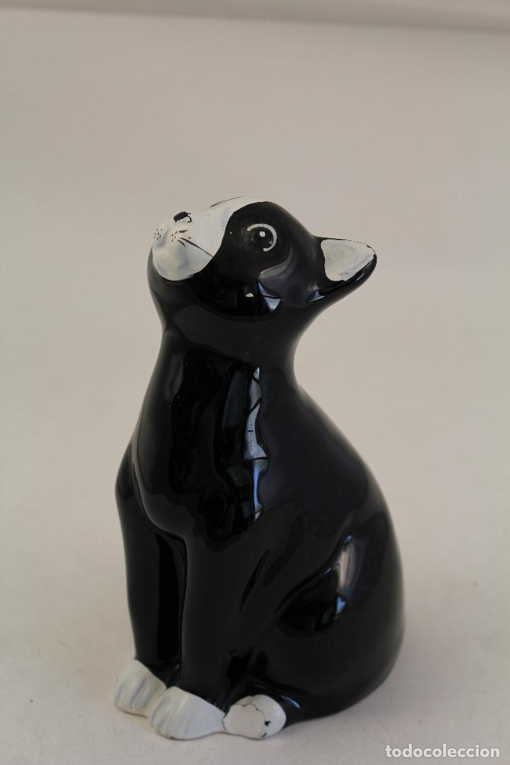 Vintage: gato en ceramica - Foto 4