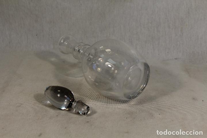 Vintage: botella licorera en cristal - Foto 4