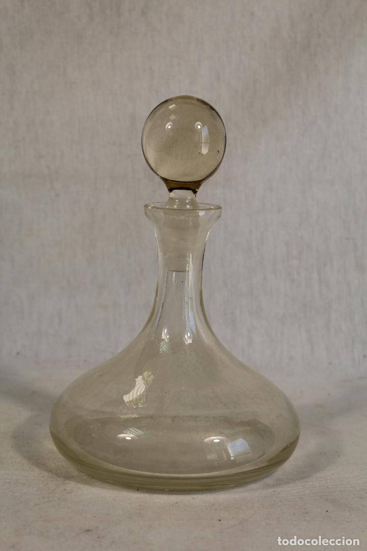 Vintage: botella licorera en cristal - Foto 1