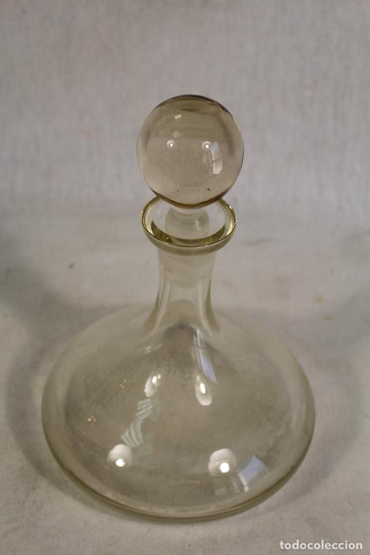 Vintage: botella licorera en cristal - Foto 2