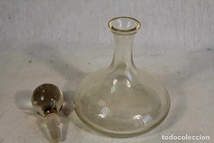 Vintage: botella licorera en cristal - Foto 4