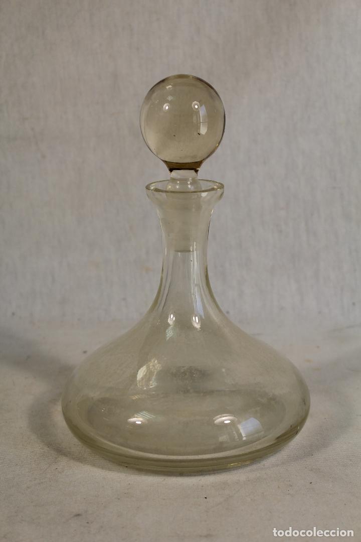 Vintage: botella licorera en cristal - Foto 5
