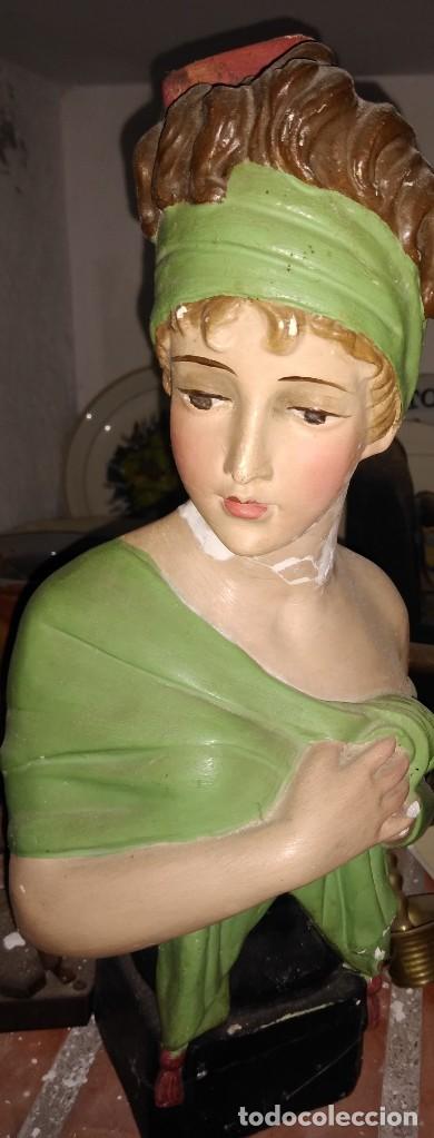 Vintage: Busto bella mujer muy antiguo