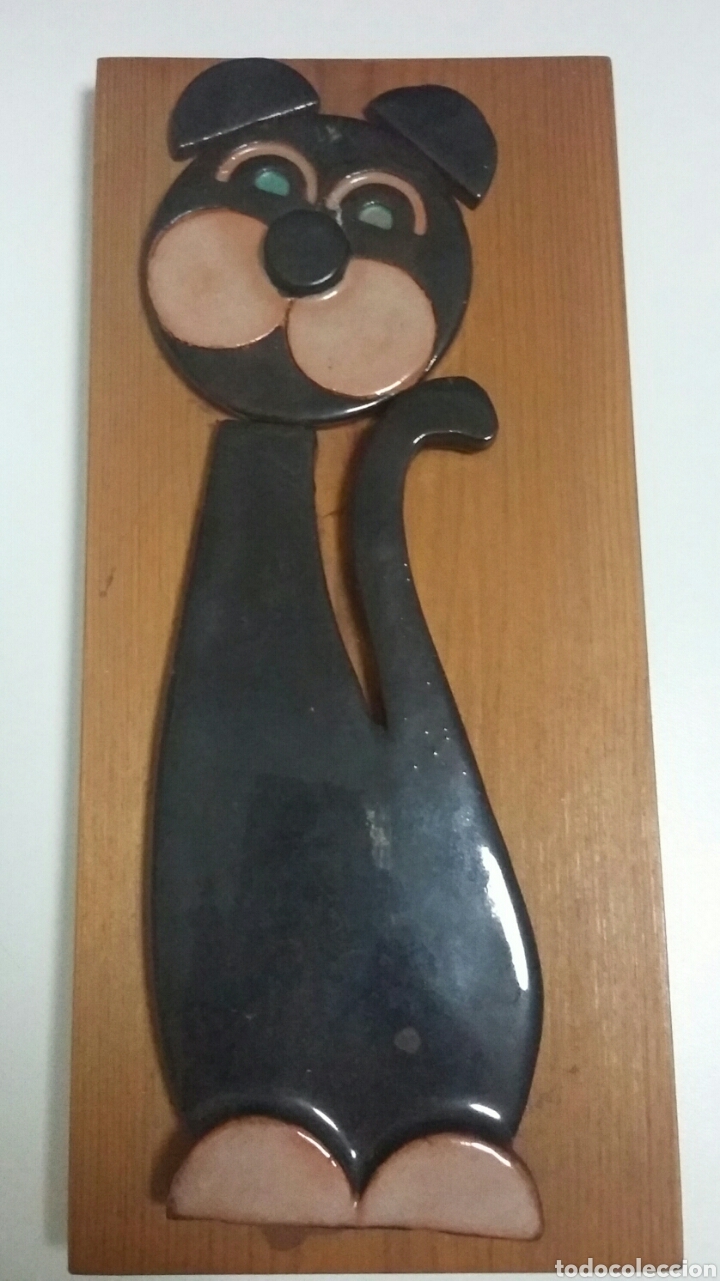 Vintage: Cuadro decorativo - Gato