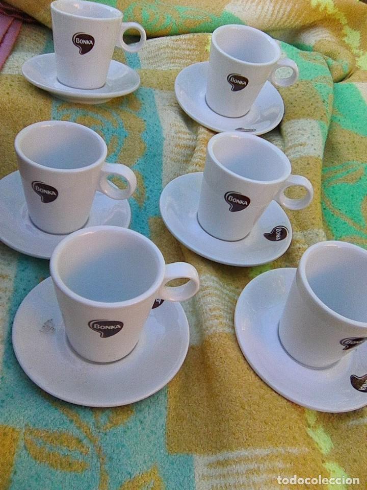 Vintage: juego de caf&eacute; - 6 tazas con sus platos - de la casa Bonka