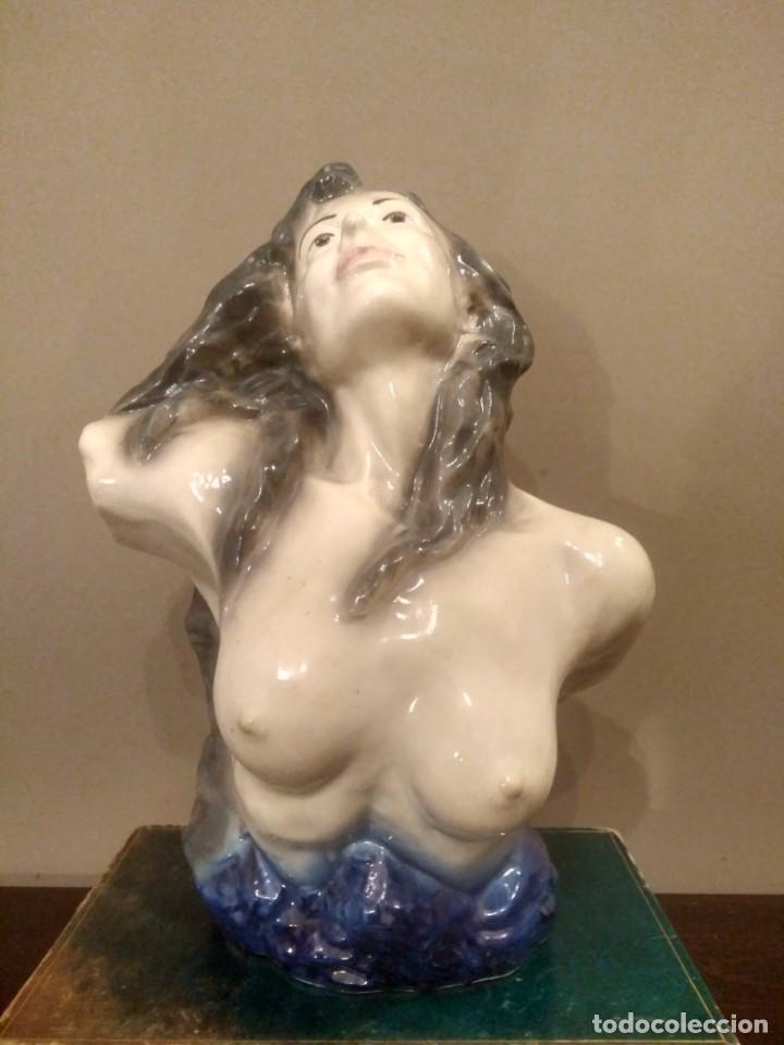 Vintage: BUSTO MUJER DESNUDA 33 cm. - Foto 2