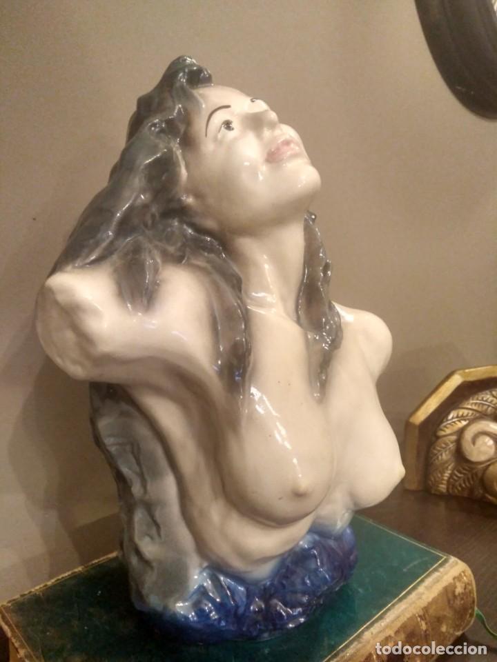 Vintage: BUSTO MUJER DESNUDA 33 cm. - Foto 4