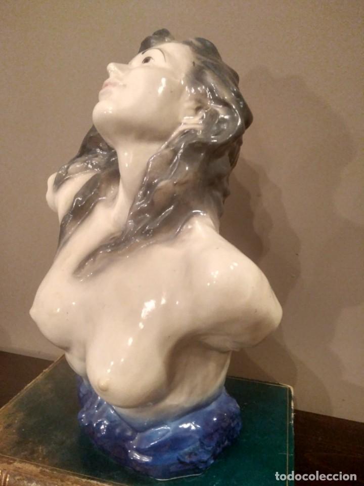 Vintage: BUSTO MUJER DESNUDA 33 cm. - Foto 6