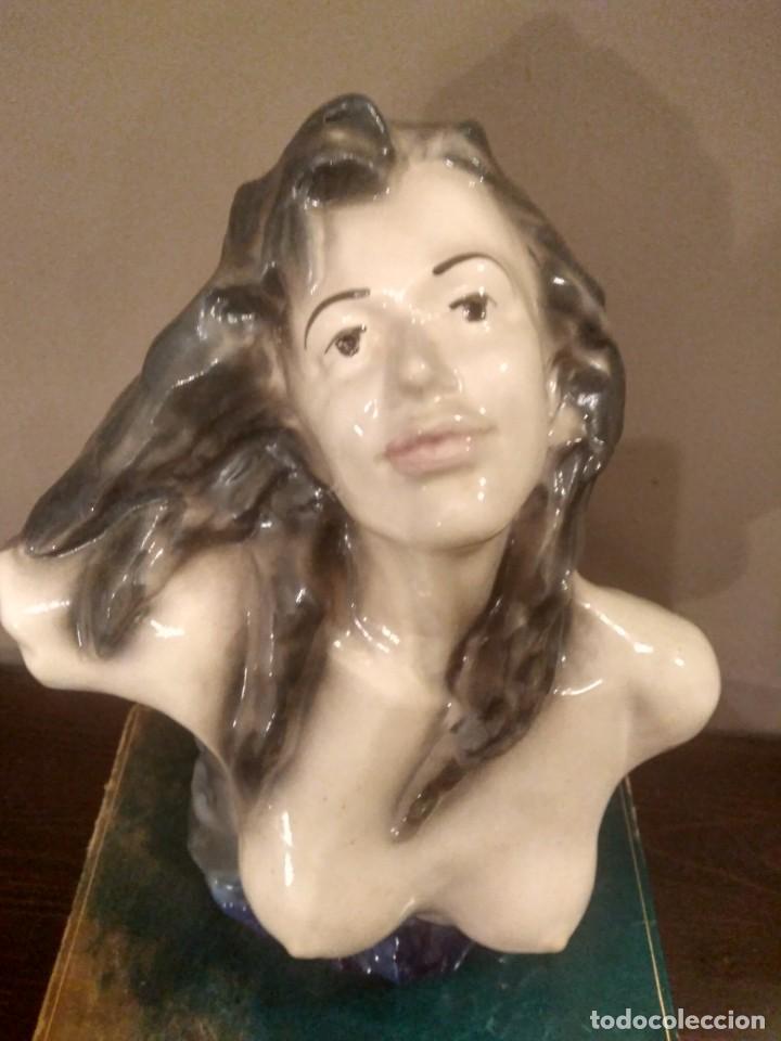 Vintage: BUSTO MUJER DESNUDA 33 cm. - Foto 7
