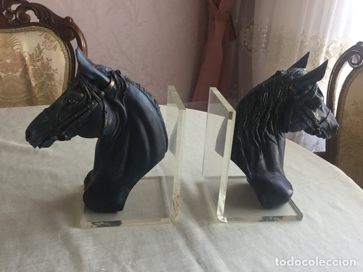 Vintage: Reposalibros de caballos - Foto 2