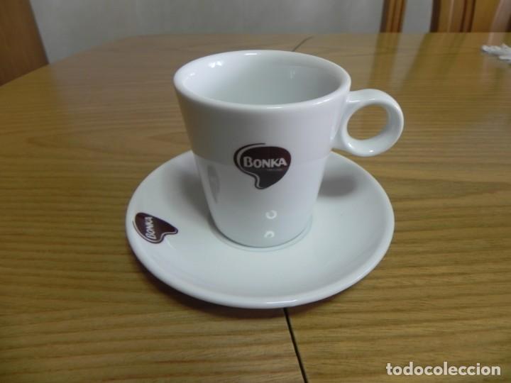Vintage: TAZA LOZA CAFE BAR - NUEVA - BONKA - CAFE CON LECHE - CUP & SAUCER- MIRA LAS FOTOS, EL CULO ESTRECHO