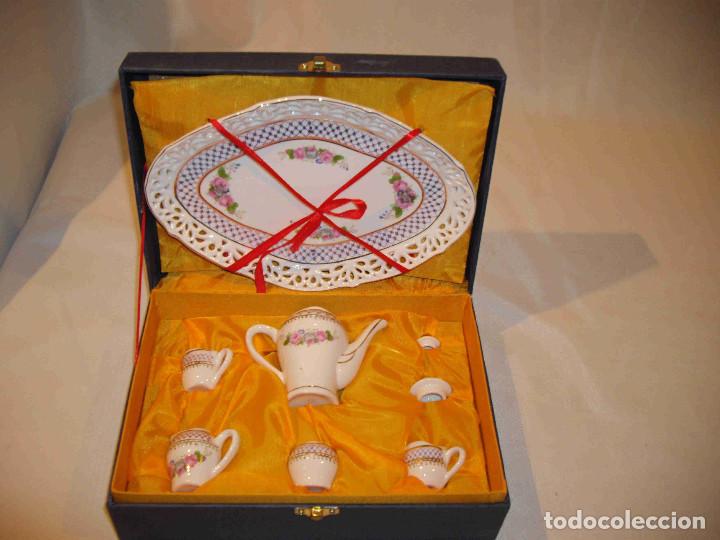 Vintage: ESTUCHE MINI JUEGO CAFE - Foto 1