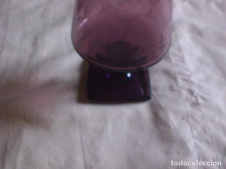 Vintage: 7 COPAS CRISTAL MORADO - Foto 4