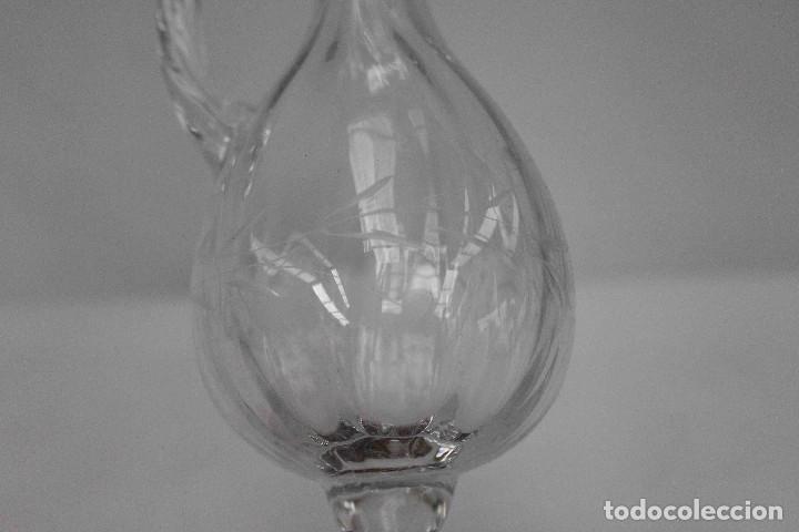 Vintage: SET 6 COMPAS BOTELLA CRISTAL TALLADO - Foto 8